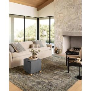 Loloi Amber Lewis Morgan Collection MOG-04 Sea/Sage 8′-3″ x 11′-3″ 38″ Thick Area Rug feat. CloudPile, Neutral, Room Décor, Vintage Inspired, Livingroom, Bedroom, Dining Area(Spice / Lagoon)