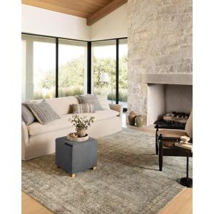 Loloi Amber Lewis Morgan Collection MOG-04 Sea/Sage 8′-3″ x 11′-3″ 38″ Thick Area Rug feat. CloudPile, Neutral, Room Décor, Vintage Inspired, Livingroom, Bedroom, Dining Area(Sea / Sage)