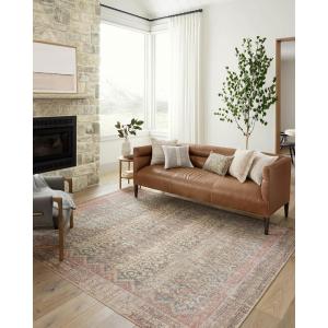 Loloi Angela Rose Aubrey Collection AUB-04 Sage/Bark 8′-3″ x 11′-3″, .19″ Pile Height, Area Rug(Ocean / Spice)