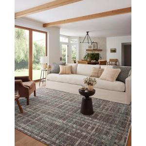 Loloi Angela Rose x Calista Collection PAR0018 Tan/Terracotta 16” x 26” Cover w/Down Pillow(Terracotta)