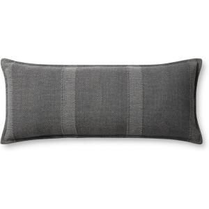Loloi Angela Rose x Nadine Collection PAR0021 Slate 13” x 35” Cover w/Down Pillow(Slate)