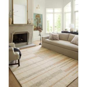 Loloi Chris Loves Julia Chris Collection CHR-02 Natural/Sage 8′-6” x 11′-6”, .50″ Pile Height, Area Rug(Natural / Multi)