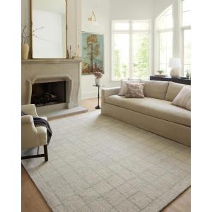 Loloi Chris Loves Julia Francis Collection FRA-01 Spa/Granite 7′-9″ x 9′-9″ Area Rug(Silver / Sky)