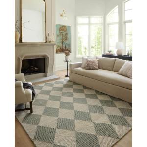 Loloi Chris Loves Julia Francis Collection FRA-01 Spa/Granite 7′-9″ x 9′-9″ Area Rug(Spa / Granite)