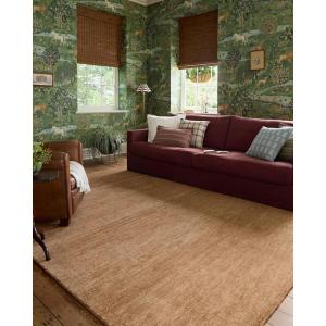 Loloi Chris Loves Julia Henry Collection HEY-01 Charcoal/Ivory 3′-6″ x 5′-6″, .50″ Pile Height, Accent Rug(Rust / Natural)