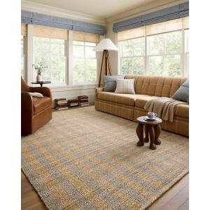 Loloi Chris Loves Julia Judy Collection JUD-07 Natural/Ivory 5′-0″ x 7′-6″ Area Rug(Natural / Sky)