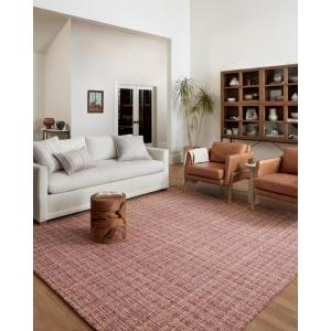 Loloi Chris Loves Julia Polly Collection POL-03 Accent Rug 2′-3″ x 3′-9″ Antique/Mist Rectangular 0.38″ Thick(Berry / Natural)