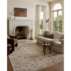 Loloi Clarisse Collection CLS-05 Olive/Multi 7′-10″ x 10′-2″ Fringe Area Rug(Grey / Multi)