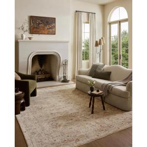 Loloi Clarisse Collection CLS-05 Olive/Multi 7′-10″ x 10′-2″ Fringe Area Rug(Natural / Multi)