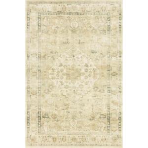 Loloi II Rosette Denim/Fog 7′-6″ x 9′-6″ Area Rug(Sand / Ivory)