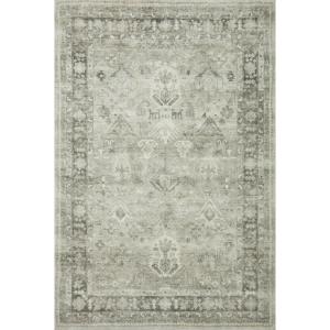 Loloi II Rosette Denim/Fog 7′-6″ x 9′-6″ Area Rug(Steel / Graphite)