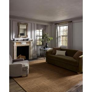 Loloi Jeremiah Brent Greenwich Collection GRN-01 Brown 5′-0″ x 7′-6″ Area Rug(Rust)