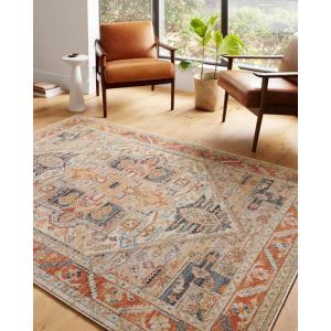 Loloi Jocelyn Collection JOC-01 Sand/Multi 7′-10″ x 10′ .38″ Thick Area Rug(Sand / Multi)