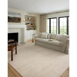Loloi Kamala Collection KAM-05 Grey/Multi 5′-3″ x 7′-9″ Area Rug(Ivory / Natural)