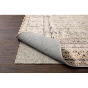 Loloi Loloi-Grip Rug Pad, FPAD2 Grey, 2′-0″ x 8′-0″, .13″ Thick, Gray, 1/8 inch, Reversible, Soft, Cushion, Low Profile, Hardwood, Carpet, Tile, Vinyl, Linoleum, Multi Surface, Trim to fit, Rug Pad(3/8″)
