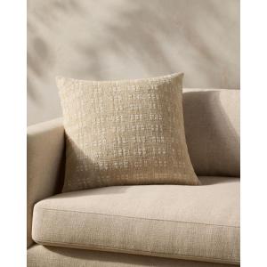 Loloi Magnolia Home by Joanna Gaines Bryn Collection PMH0062 Rust 22” x 22” Cover w/Poly Pillow(Beige)