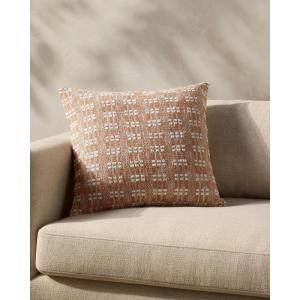Loloi Magnolia Home by Joanna Gaines Bryn Collection PMH0062 Rust 22” x 22” Cover w/Poly Pillow(Rust)