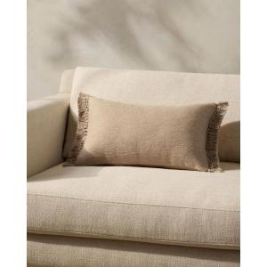 Loloi Magnolia Home by Joanna Gaines Jett Collection PMH0063 Navy 13” x 21” Cover w/Poly Pillow(Beige)