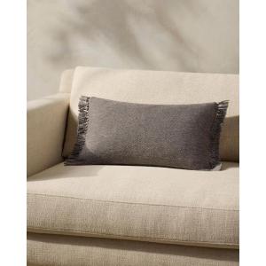 Loloi Magnolia Home by Joanna Gaines Jett Collection PMH0063 Navy 13” x 21” Cover w/Poly Pillow(Grey)