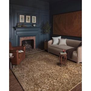 Loloi Magnolia Home by Joanna Gaines Junie Collection JUE-06 Lagoon/Natural 7′-10″ x 10′-2″, .38″ Pile Height, Area Rug(Clay / Natural)
