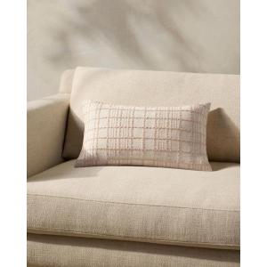 Loloi Magnolia Home by Joanna Gaines Liv Collection PMH0064 Beige 13” x 21” Cover w/Poly Pillow(Beige)