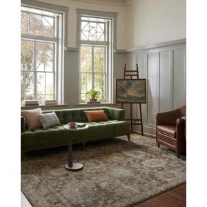 Loloi Magnolia Home by Joanna Gaines Mona Collection MOA-02 BARK/Multi 10′-0″ x 14′-0″ Area Rug(Bark / Multi)