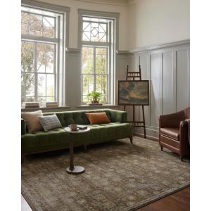 Loloi Magnolia Home by Joanna Gaines Mona Collection MOA-02 BARK/Multi 10′-0″ x 14′-0″ Area Rug(Bark / Natural)