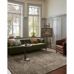 Loloi Magnolia Home by Joanna Gaines Mona Collection MOA-02 BARK/Multi 10′-0″ x 14′-0″ Area Rug(Cocoa / Stone)