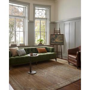 Loloi Magnolia Home by Joanna Gaines Mona Collection MOA-02 BARK/Multi 10′-0″ x 14′-0″ Area Rug(Sunset / Natural)