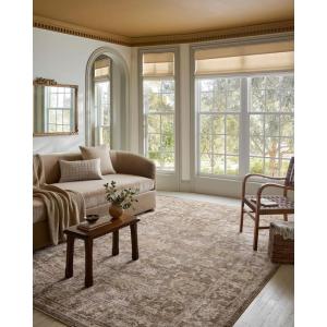 Loloi Magnolia Home by Joanna Gaines Pace Collection PAC-04 Natural/Multi 5′-3″ x 7′-6″ Area Rug(Bark / Natural)