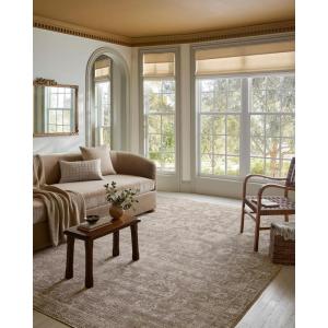 Loloi Magnolia Home by Joanna Gaines Pace Collection PAC-04 Natural/Multi 5′-3″ x 7′-6″ Area Rug(Taupe / Wheat)