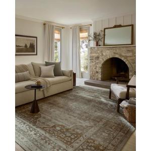 Loloi Magnolia Home by Joanna Gaines Wimberly Collection WYM-01 Earth/Multi 7′-9″ x 9′-9″ Area Rug(Earth / Multi)