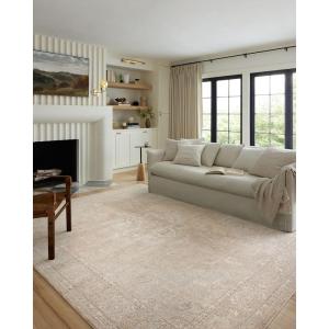 Loloi Odette Collection ODT-03 Ivory/Beige 7′-10″ x 10′ Area Rug(Beige / Silver)