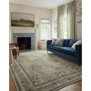 Loloi Rifle Paper Co. Laurel Collection LAU-03 Ivory/Multi 3′-11″ x 5′-7″ Accent Rug(Ivory / Multi)