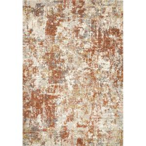 Loloi Rugs Landscape Collection Area Rug, 7′-7″ x 10′-6″, Stone, Multicolor(Red)