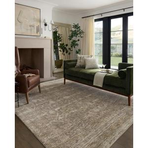 Loloi Tabitha Collection TAI-02 Taupe/Pebble 9′-6″ x 13′ Area Rug(Taupe / Pebble)