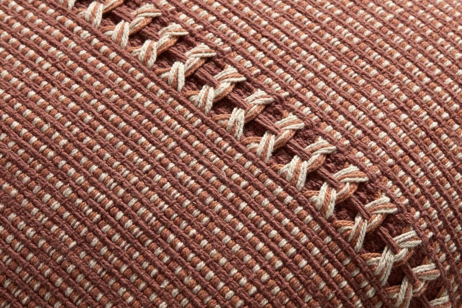 imageLoloi Chris Loves Julia Harvey Collection PCJ0018 RustMulti 18 x 18 Cover wDown Pillow