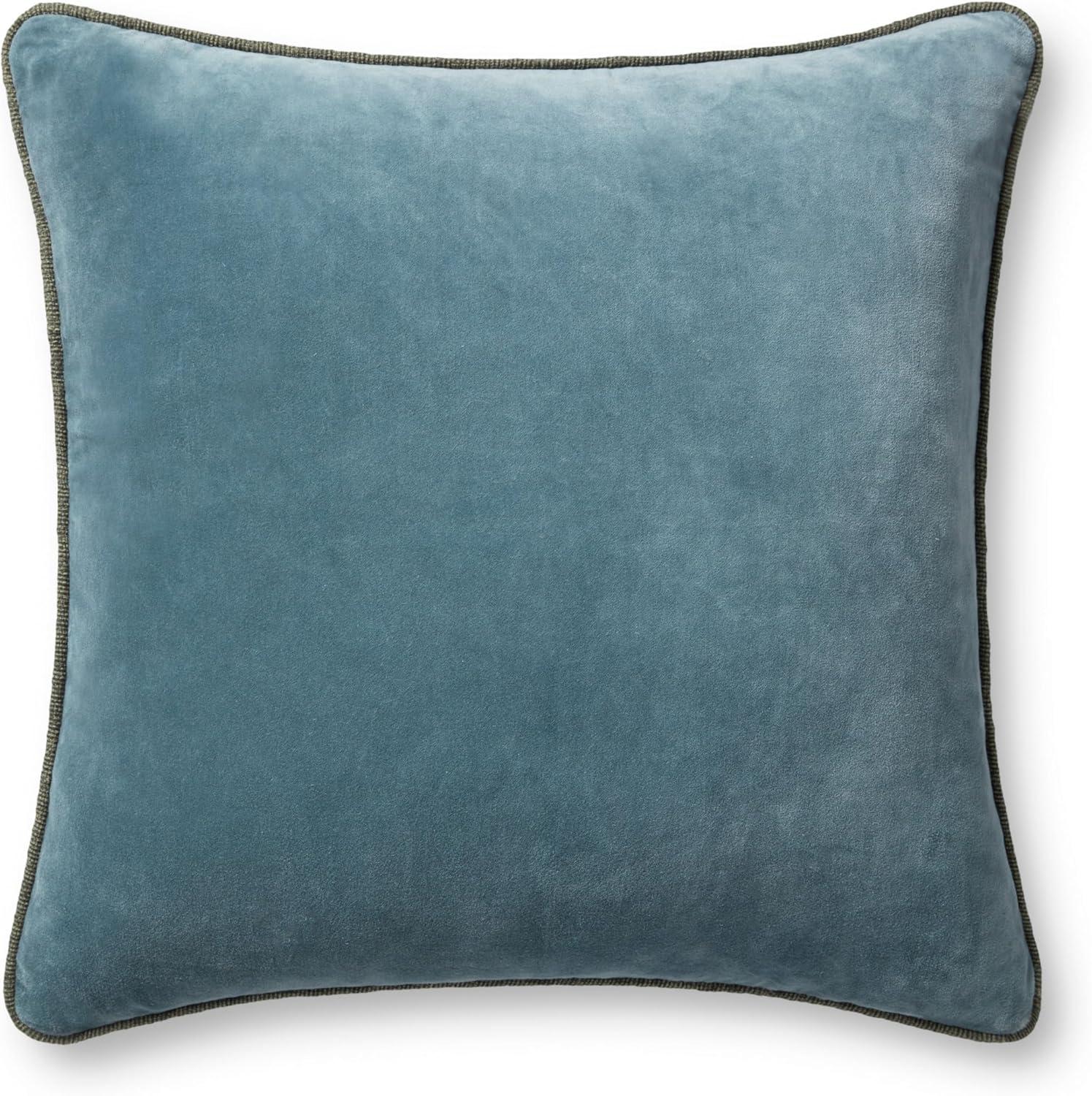 imageLoloi Chris Loves Julia Liza Collection PCJ0020 Blue 22 x 22 Cover Only Pillow