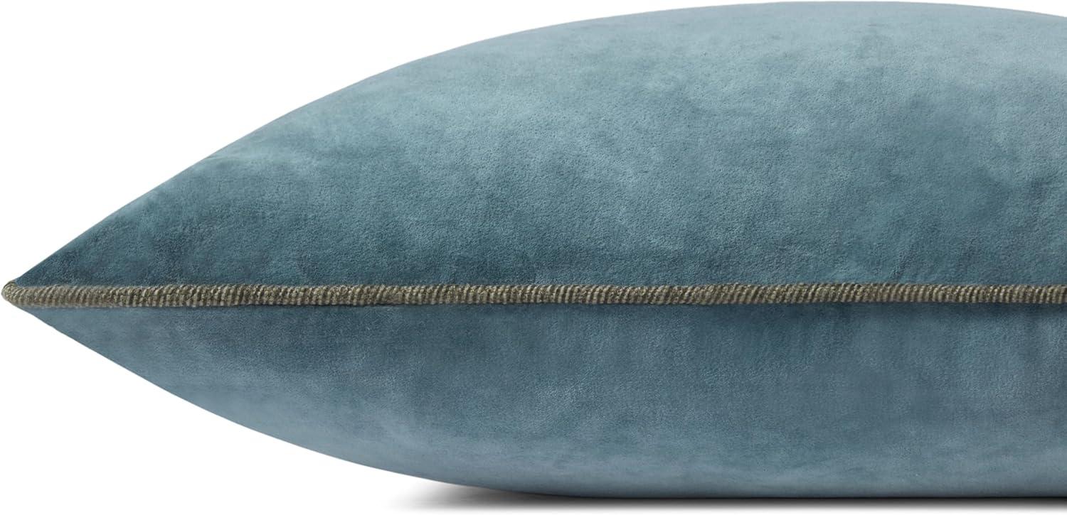 imageLoloi Chris Loves Julia Liza Collection PCJ0020 Blue 22 x 22 Cover wPoly Pillow