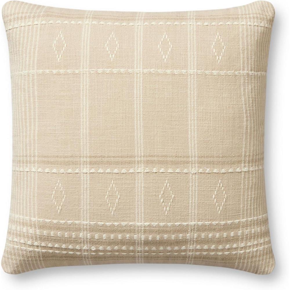 imageLoloi Angela Rose x Lina Collection PAR0016 BlueSlate 18 x 18 Cover Only PillowBeige Ivory