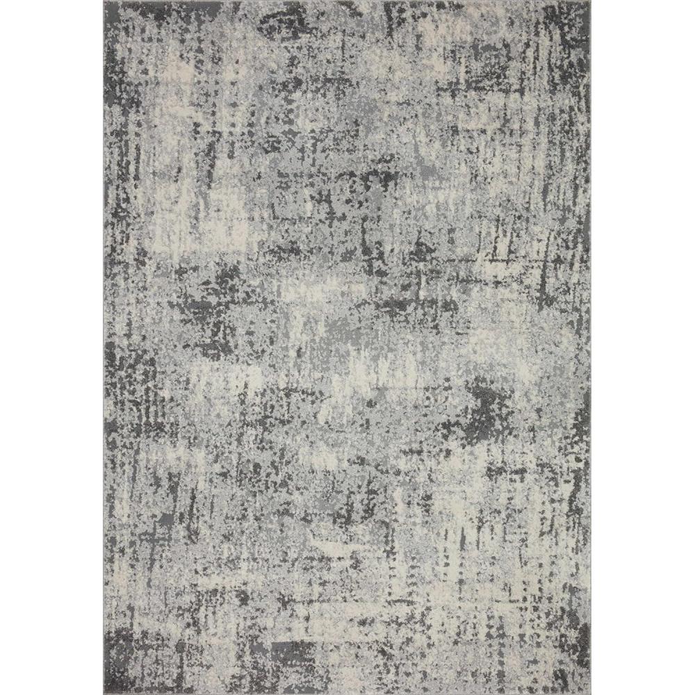 imageLoloi Austen Collection AUS01 PebbleCharcoal 67quot x 92quot Area RugPebble Charcoal