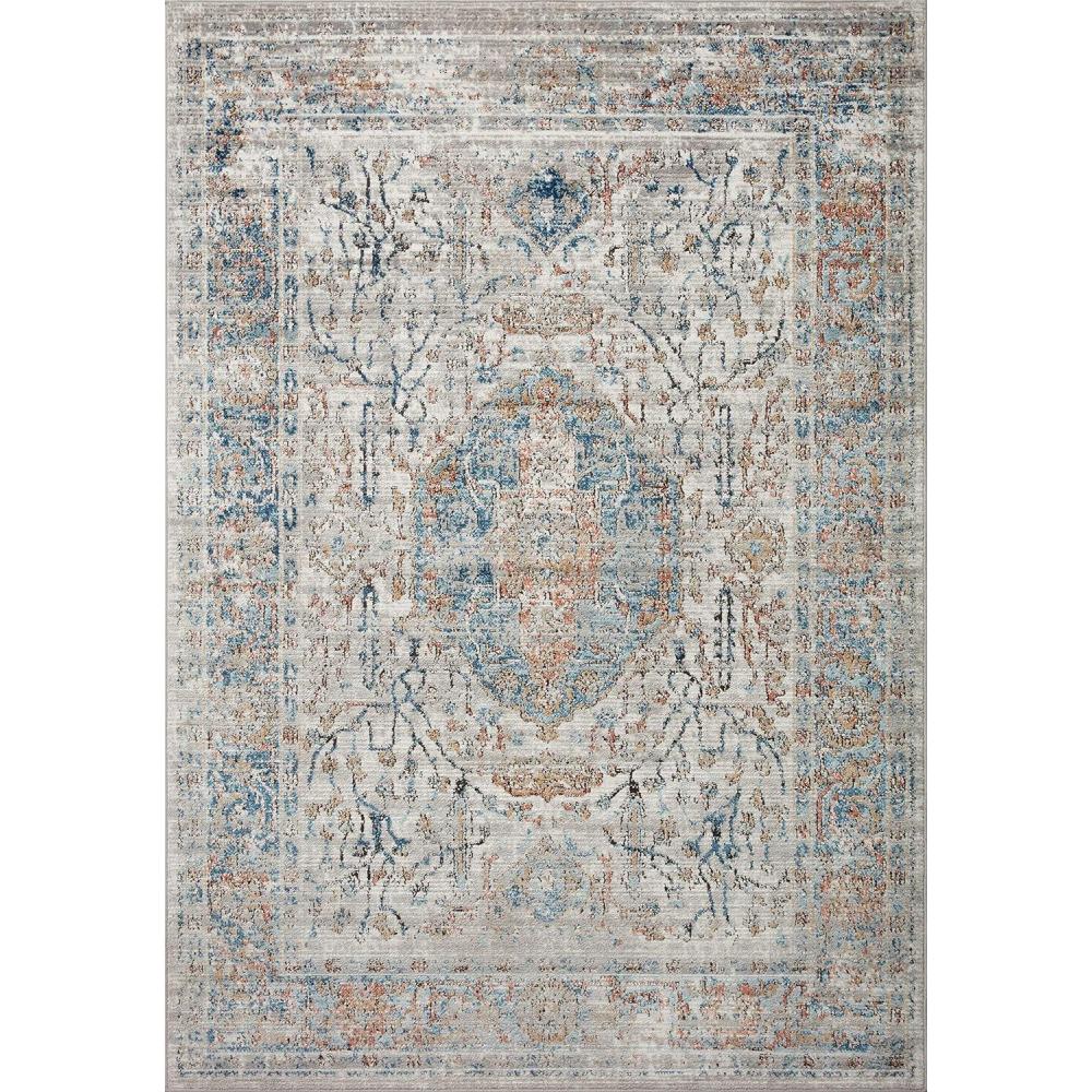 imageLoloi Bianca Collection BIA08 PebbleMulti 53quot x 76quot Area RugStone Multi
