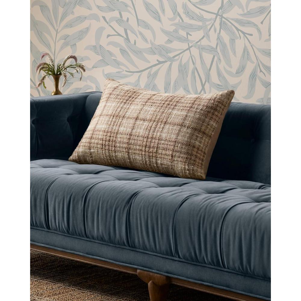 imageLoloi Chris Loves Julia Beau Collection PCJ0014 BrownIvory 16 x 26 Cover wDown PillowCover Only