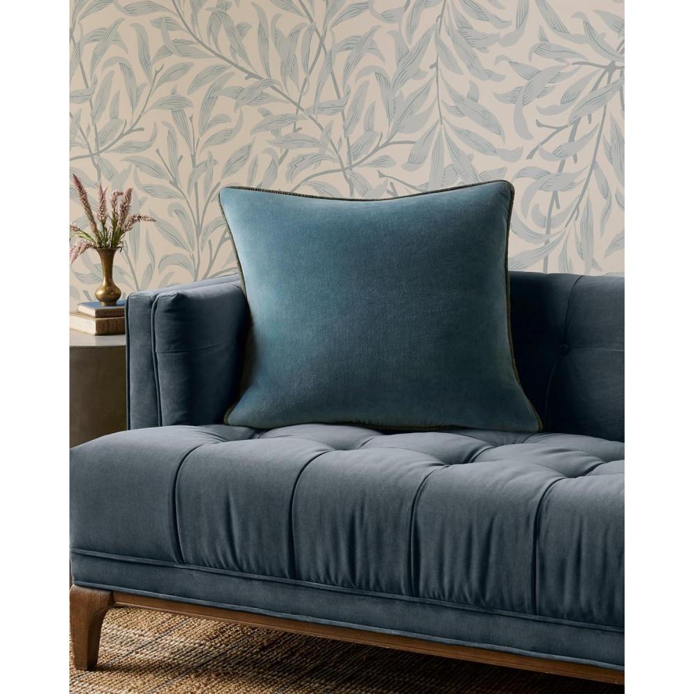imageLoloi Chris Loves Julia Liza Collection PCJ0020 Blue 22 x 22 Cover wPoly Pillow