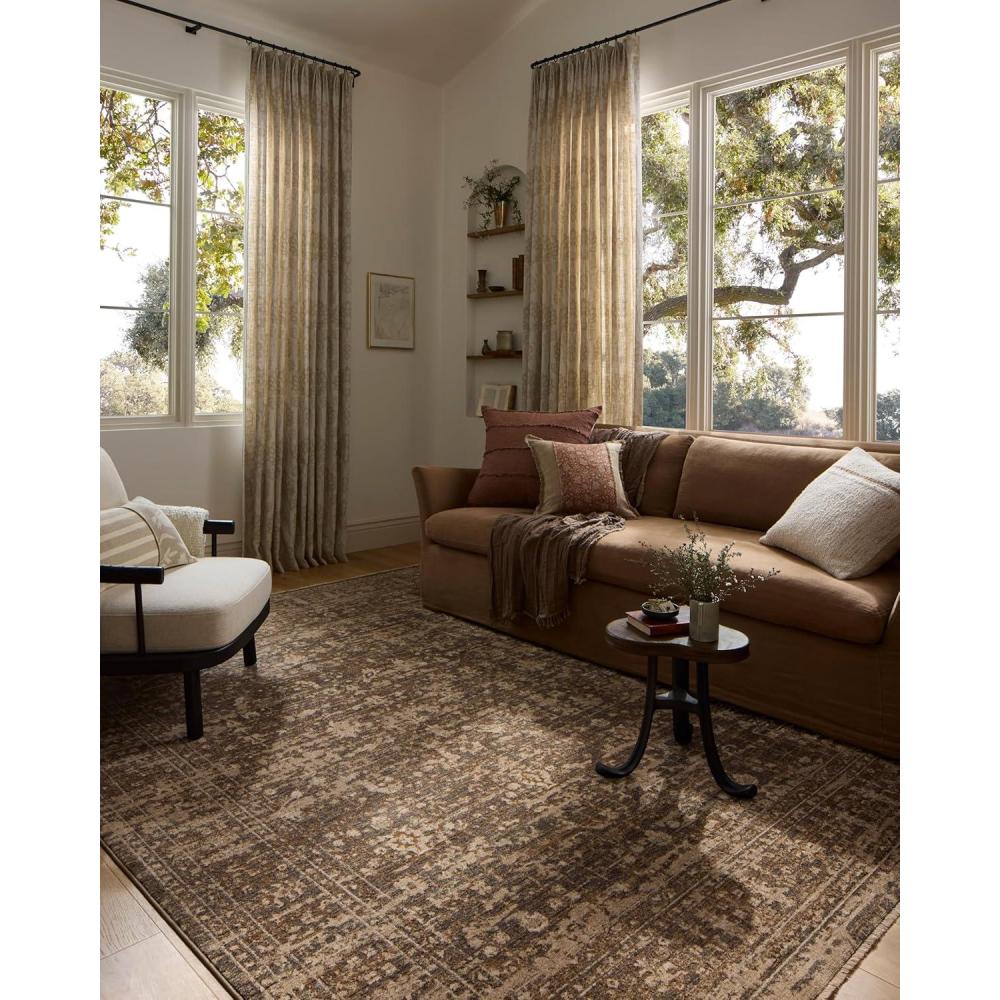 imageLoloi Haywood Collection HYD02 PebbleCharcoal 710quot x 10 Area RugGranite Natural