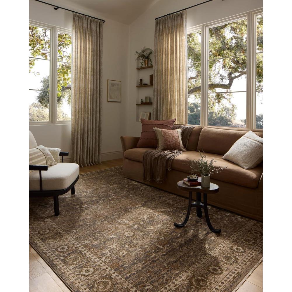 imageLoloi Haywood Collection HYD02 PebbleCharcoal 710quot x 10 Area RugPebble Charcoal