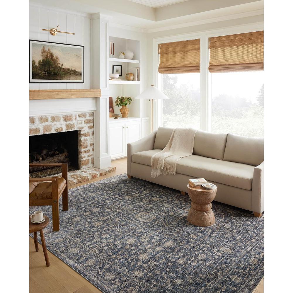 imageLoloi II Sorrento Collection SOR01 MidnightNatural 710quot x 102quot Area RugMidnight  Natural