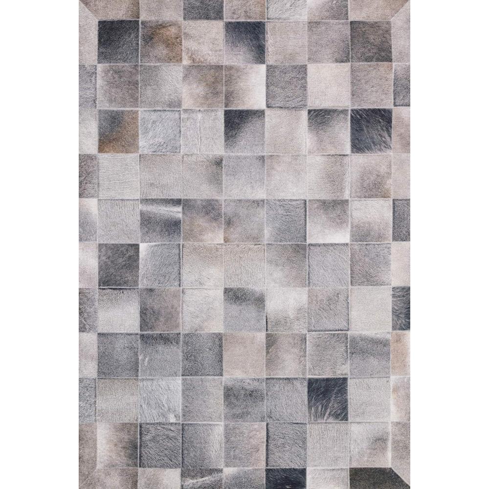 imageLoloi Maddox Collection MAD02 GreyMocha 76quot x 96quot Area RugCharcoal  Grey