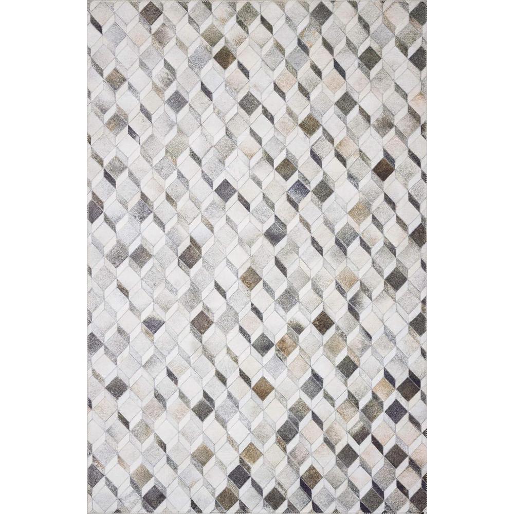 imageLoloi Maddox Collection MAD02 GreyMocha 76quot x 96quot Area RugGrey Mocha