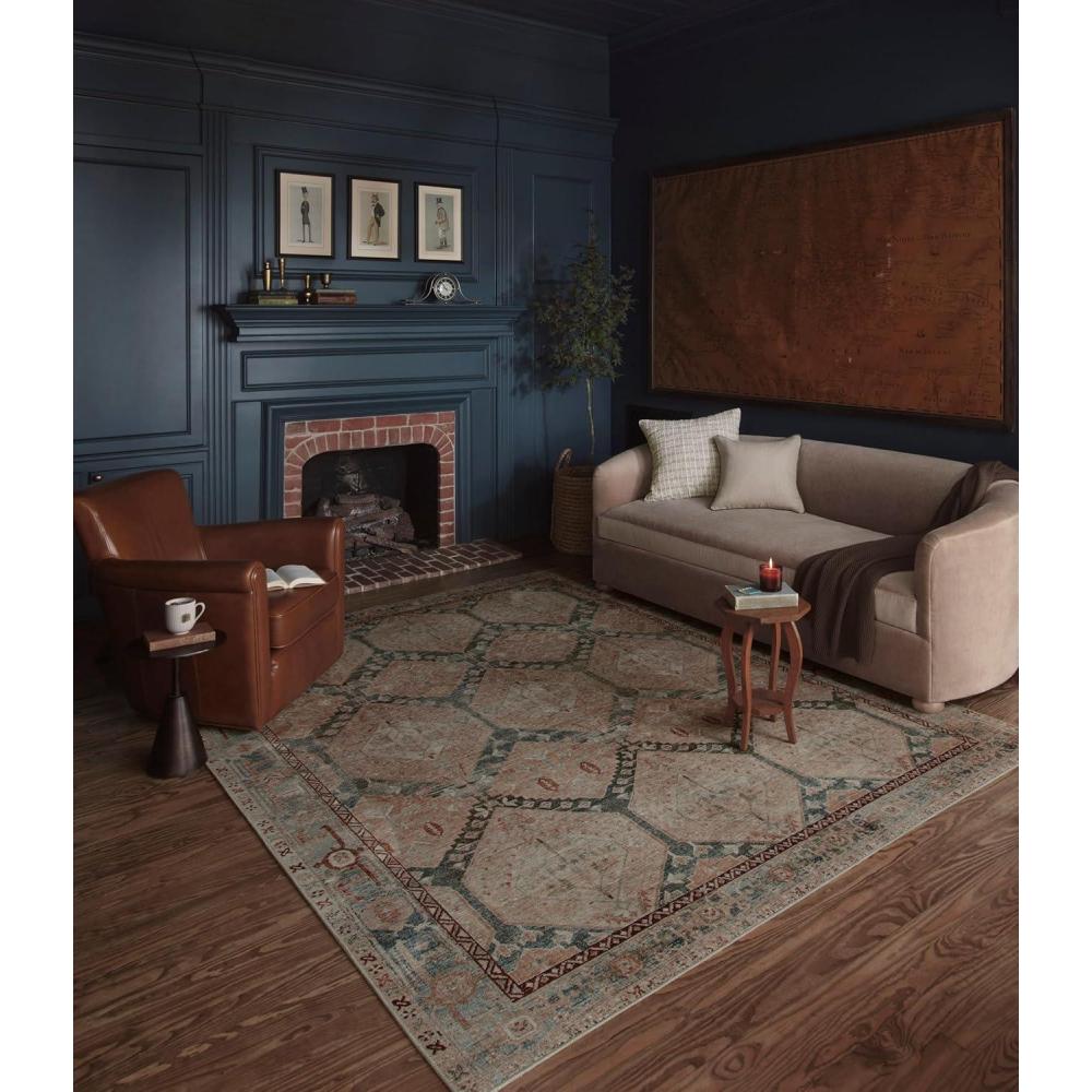 imageLoloi Magnolia Home by Joanna Gaines Lenna Collection LEA05 DenimSand 20quot x 50quot Accent RugDenim  Sand